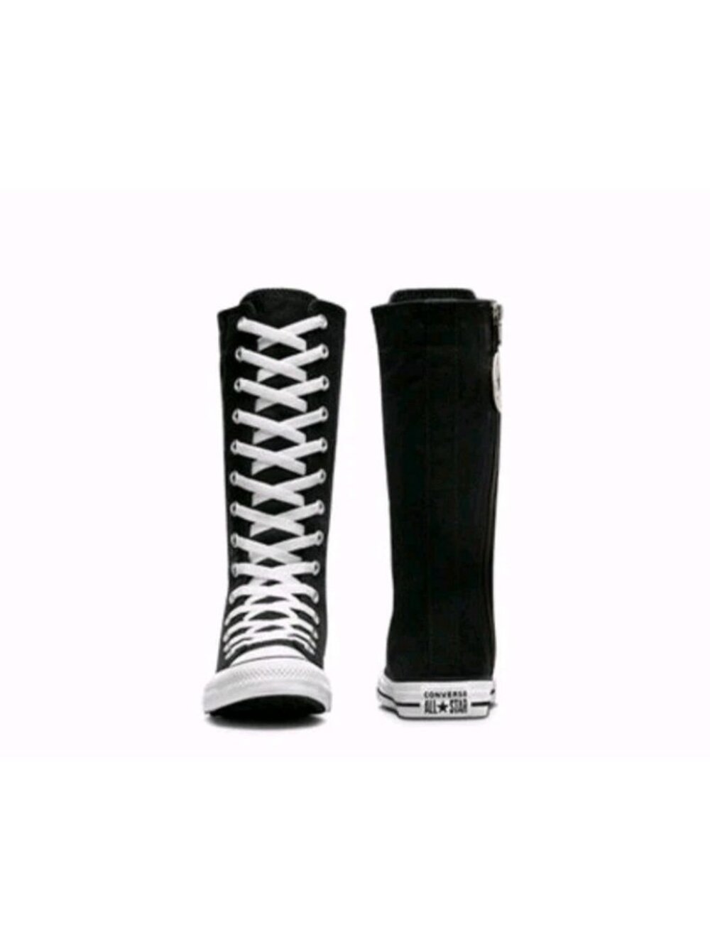 Converse Chuck Taylor All Star XX Hi Knee High Black Boots Size 3Y Women 5 - Picture 6 of 8